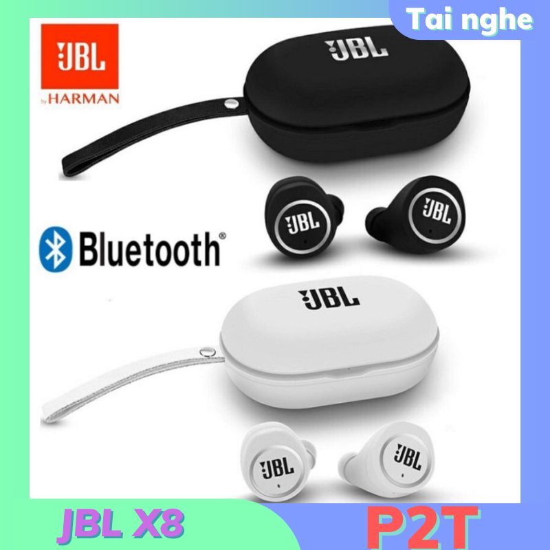 Tai nghe bluetooth JBL X8 kiểu dáng thể thao chính hãng,tai nghe không dây TWS âm thanh chất lượng cao ổn định P2T