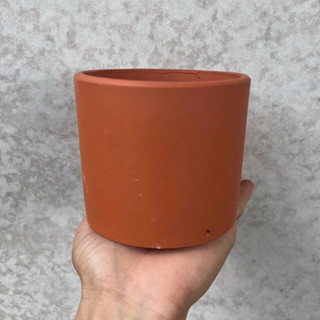 Chậu đất nung trụ