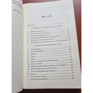 Sách - Bách Gia Chư Tử