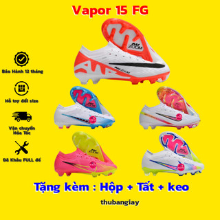 Giày đá bóng đinh cao cỏ tự nhiên Vapor 15 FG siêu nhẹ