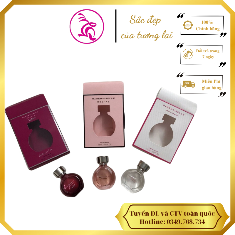 Nước hoa nữ Mademoiselle Rochas mini 4.5ml