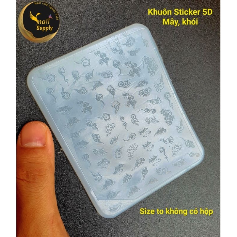 Khuôn silicon làm Sticker nổi 5D cao cấp