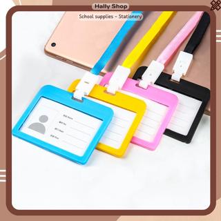 Dây Đeo Thẻ Học Sinh, Dây Đeo Thẻ Ngang Cho Nhân Viên Văn Phòng Combo Dây Đeo và Bao Đựng Thẻ - Hally shop