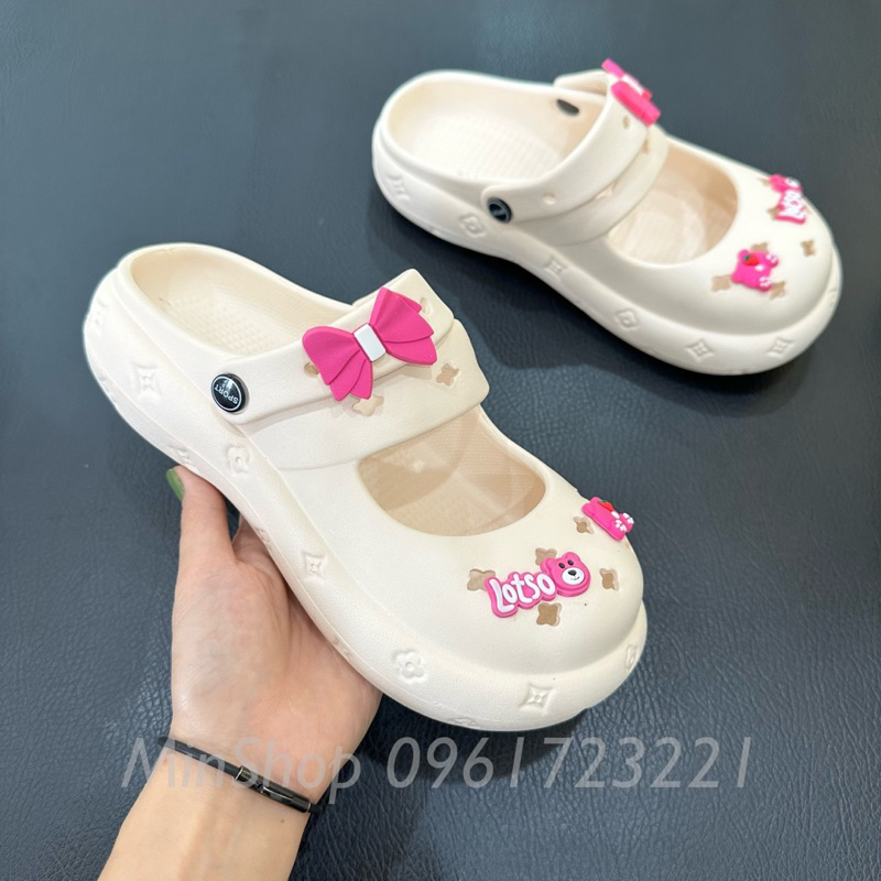 Dép sandal Nữ, Dép quai hậu cho nữ đi học đế độn 4cm dễ phối đồ