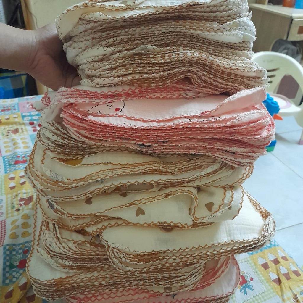 Khăn Xô sợi Tre Muslin 2 Lớp 25*25cm