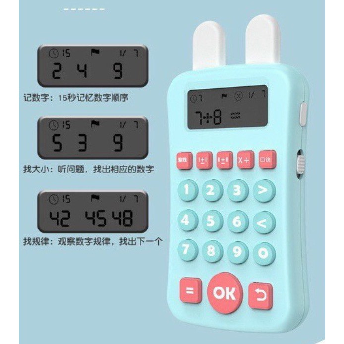 Máy Tính Nhẩm Mini Cầm Tay Thông Minh Giúp Bé Học Toán tiện lợi