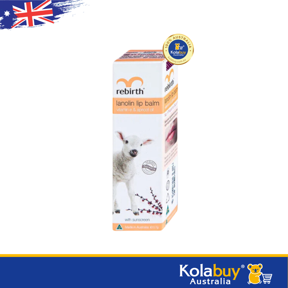 Son dưỡng môi Nhau thai cừu của Úc Rebirth Lip Balm 3.7g