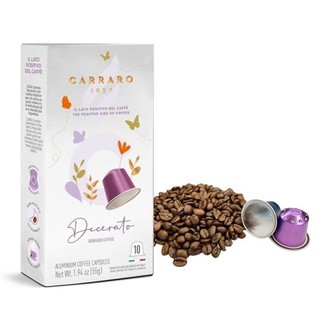 Carraro cà phê capsule carraro decerato 10 viên nespresso®