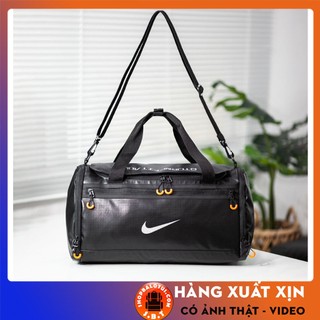 Túi trống thể thao du lịch Nike nam nữ tròn, Túi đựng đồ tập gym có ngăn đựng giày đi đá bóng banh