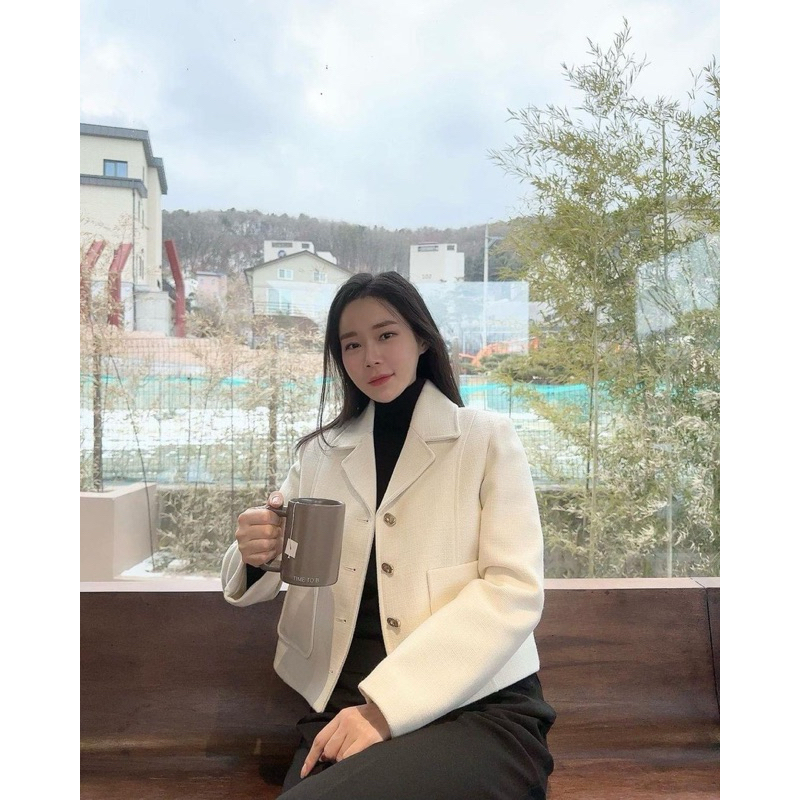 Áo khoác tweed MixxoZ - hàng xuất dư