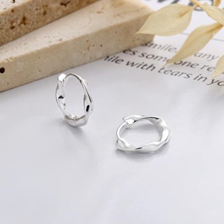  Bông tai nữ bông xoắn cong mềm mại chuẩn bạc ta giá 1 đôi 