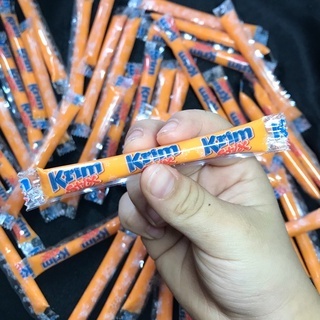 Krim Stix vị phô mai kẹo mềm 100 que ăn vặt tuổi thơ, ăn cùng Bà Kim AVBAKI