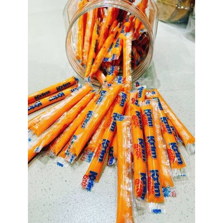 Krim Stix vị phô mai kẹo mềm 100 que ăn vặt tuổi thơ, ăn cùng Bà Kim AVBAKI
