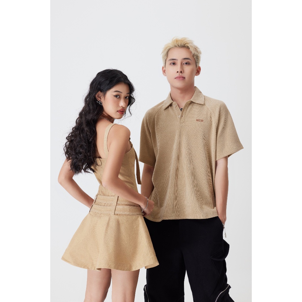 Áo polo form rộng nam nữ basic local brand SCD vải cá sấu cotton co giãn tốt | Sweat Polo | Secodee