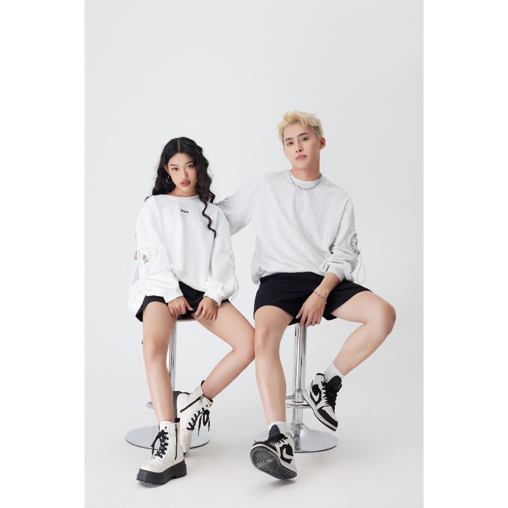 Áo sweater nam nữ form rộng HOPE, Áo thun tay dài nam nữ Oversize Unisex form rộng | Vibe Sweater | Secodee