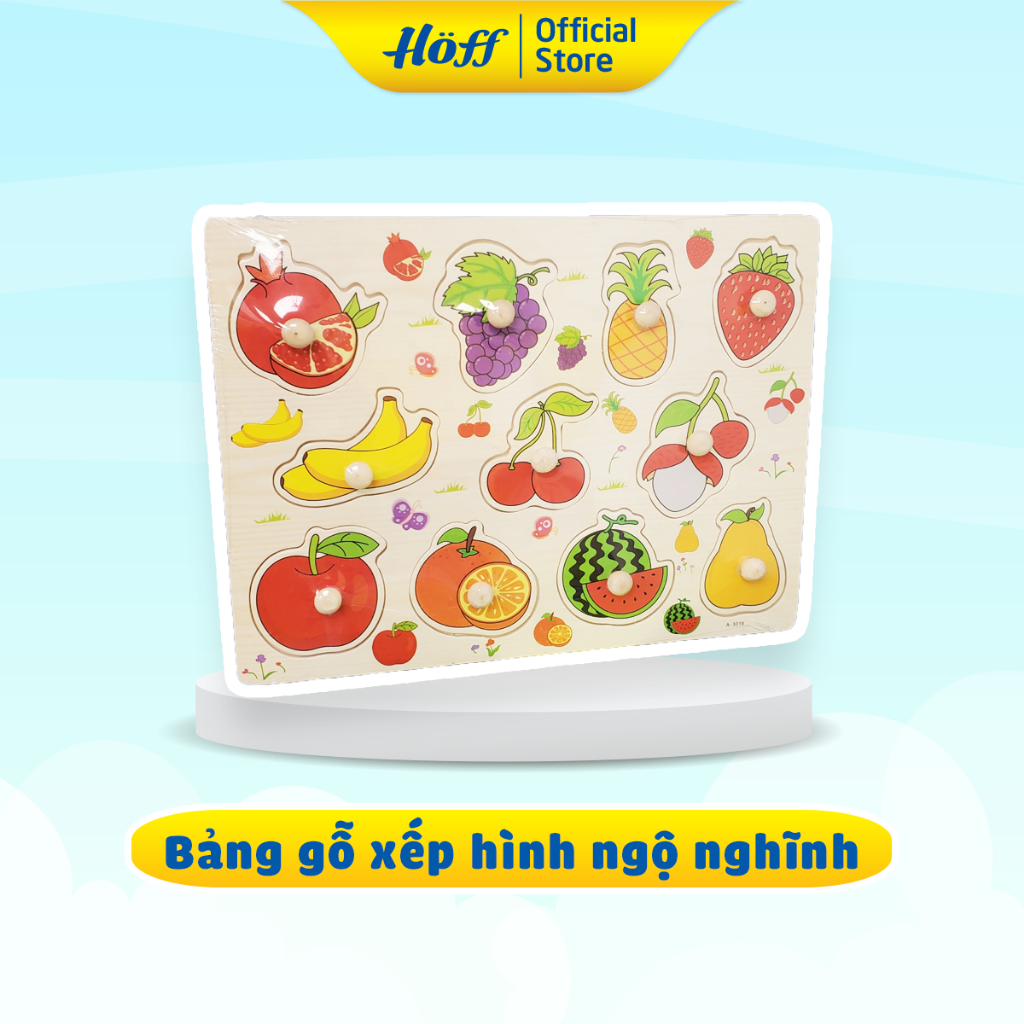 [HÀNG TẶNG] Đồ chơi HOFF bảng gỗ xếp hình ngộ nghĩnh  BANGN01