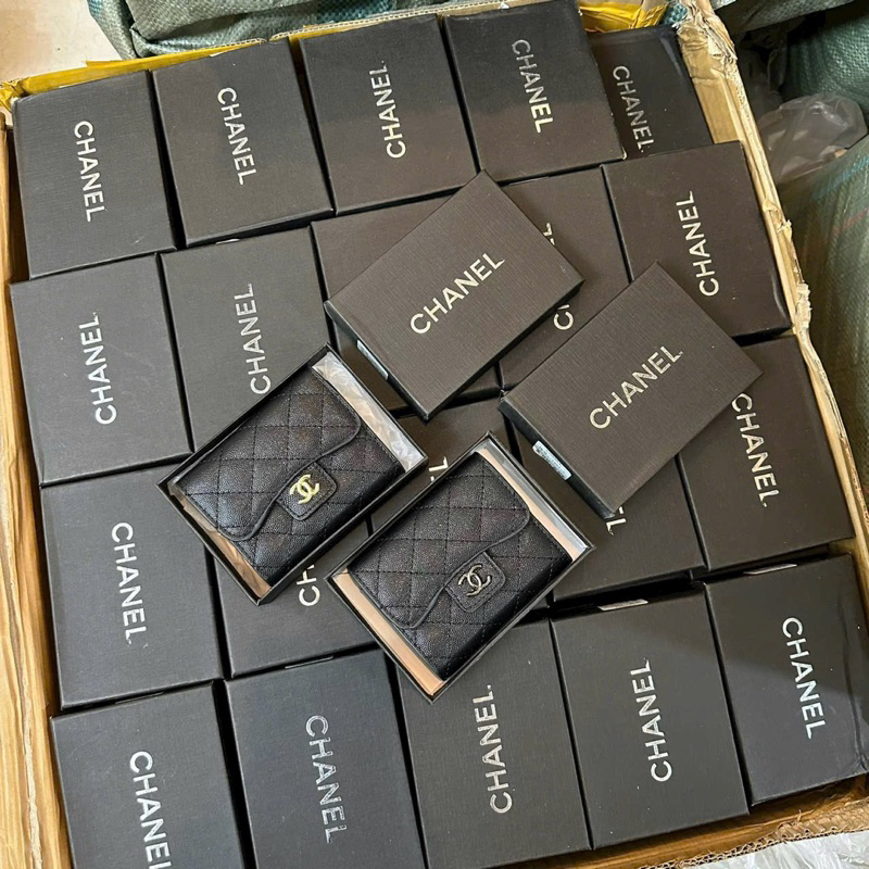 Ví chư X mini da sần siêu xinh