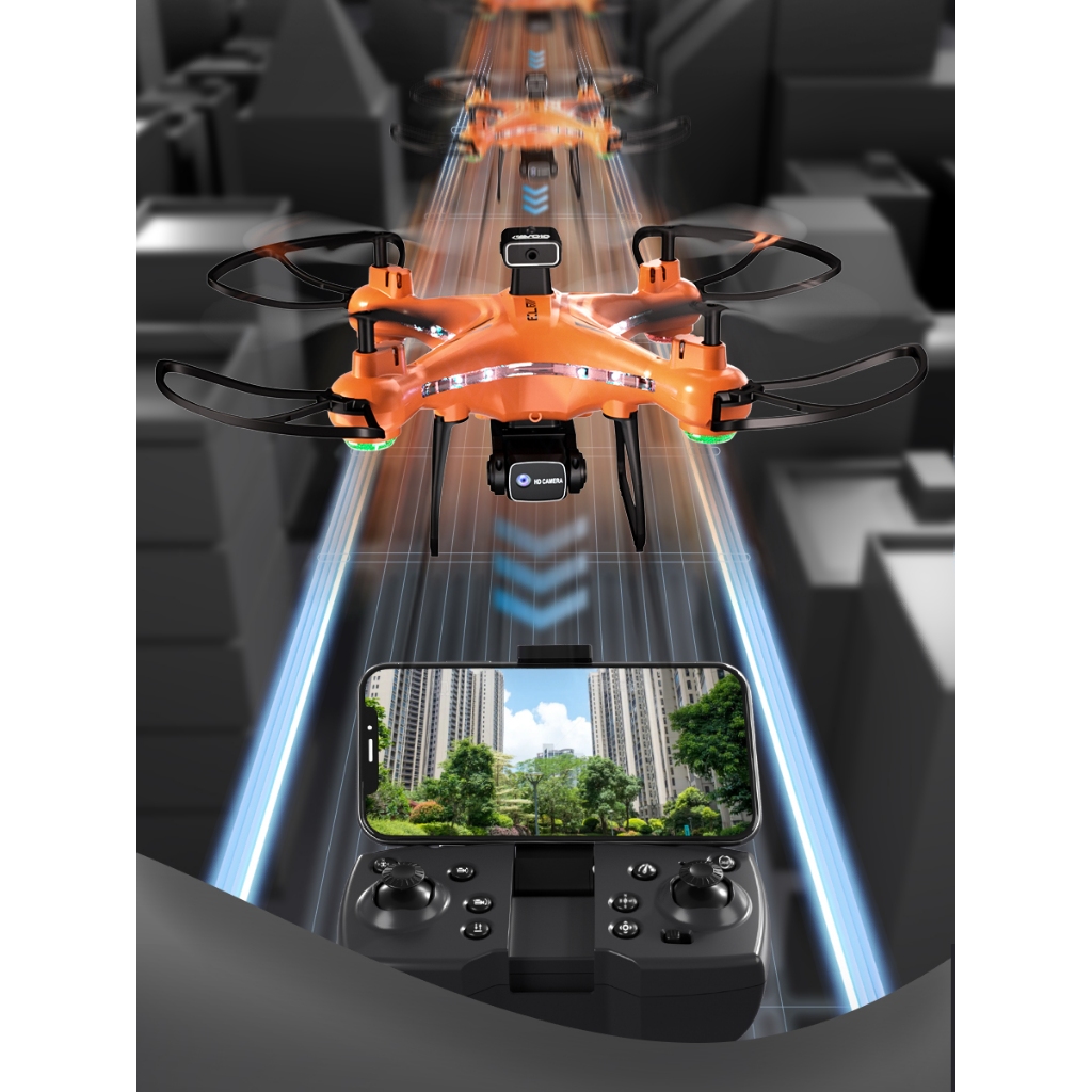 Máy bay không người lái tránh chướng ngại vật JJRC H112, chụp ảnh trên không camera kép độ nét cao, đèn LED mát mẻ