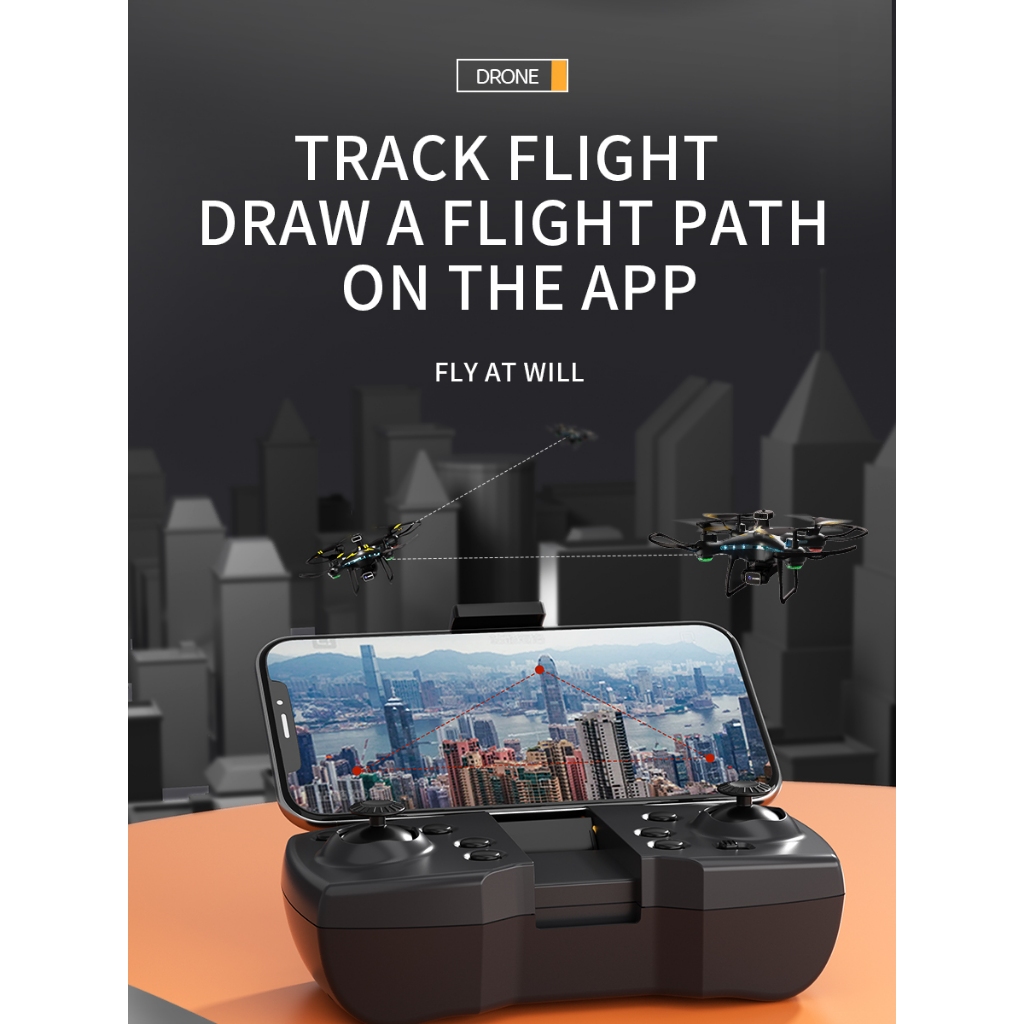 Máy bay không người lái tránh chướng ngại vật JJRC H112, chụp ảnh trên không camera kép độ nét cao, đèn LED mát mẻ