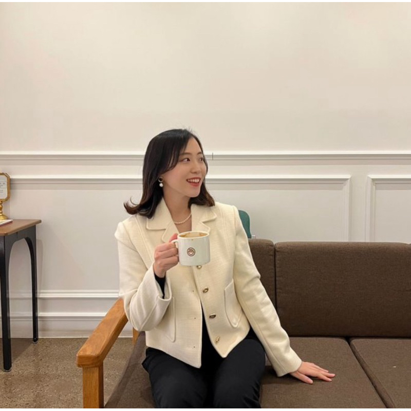 Áo khoác tweed MixxoZ - hàng xuất dư