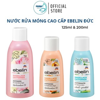 Nước rửa móng cao cấp Ebelin làm sạch móng hương hoa dễ chịu, 200ml - Hàng nội địa Đức