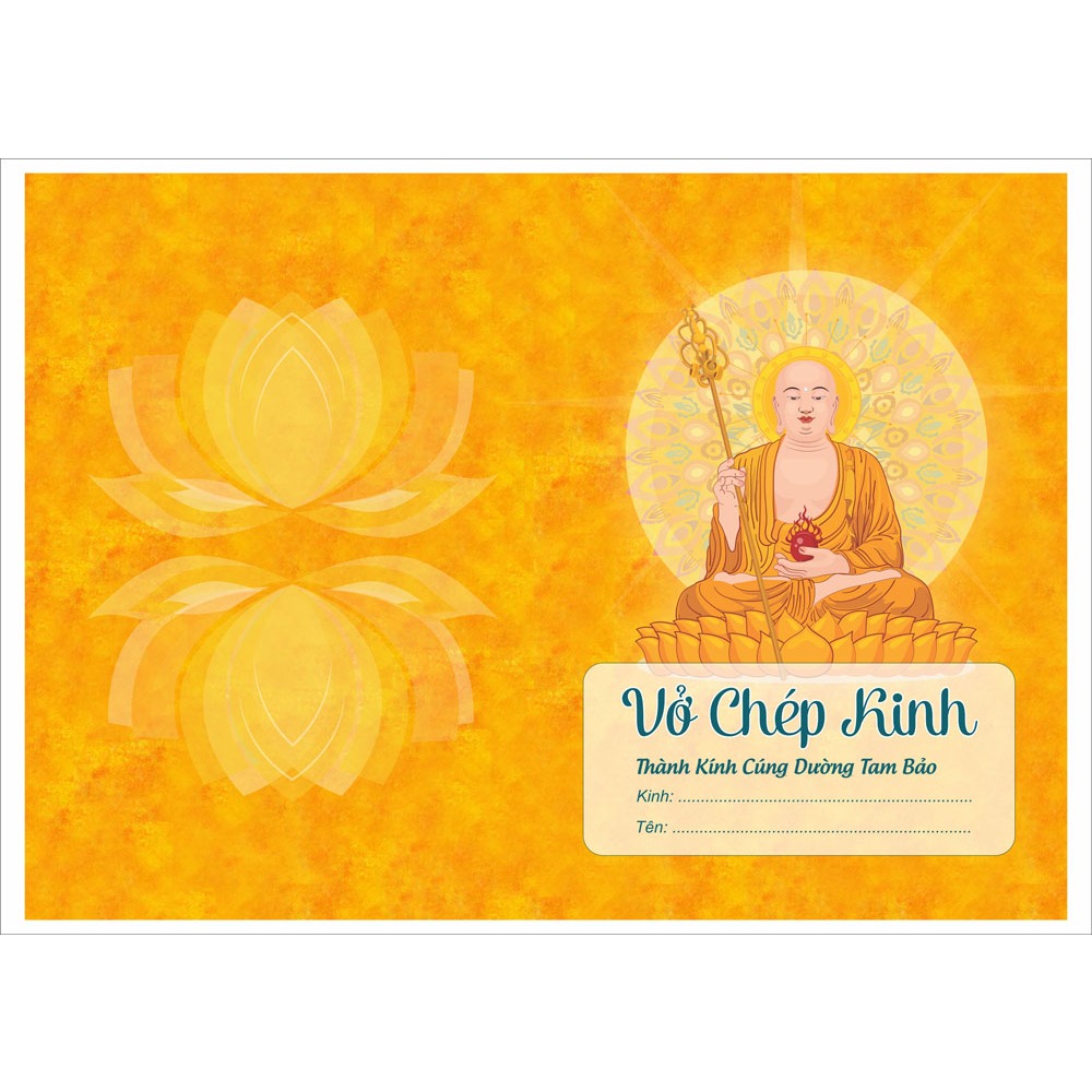 Vở chép Kinh tổng hợp 96 trang, bìa đẹp, dòng kẻ rõ ràng