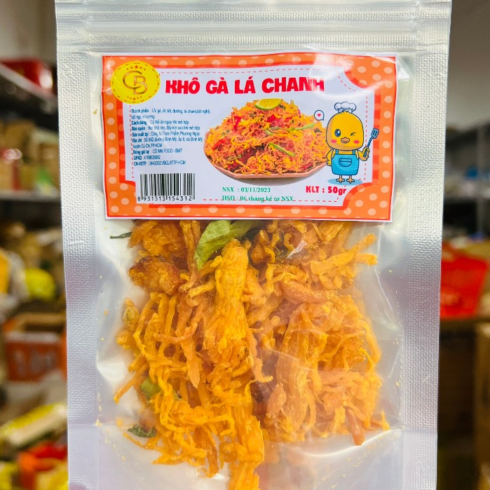 KHÔ GÀ LÁ CHANH ĂN VẶT NHÀ CÔ BIN FOOD - SIÊU NGON,SIÊU RẺ CHO TÍN ĐỒ ĂN VẶT