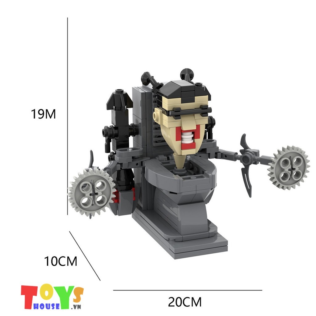 Đồ chơi lắp ráp Skibidi Toilet, Camera man, TV man