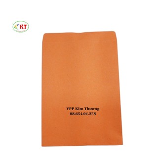 Combo 10 bìa hồ sơ/ bao thư trơn a4 không in -màu cam