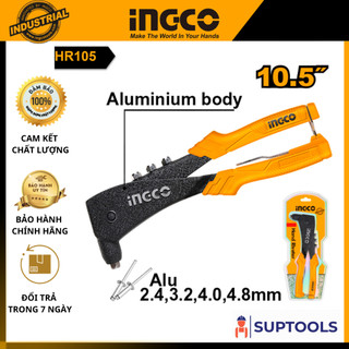 Kềm rút rivet ingco hr105 kìm kích thước 10 inch, đầu rút bằng nhôm