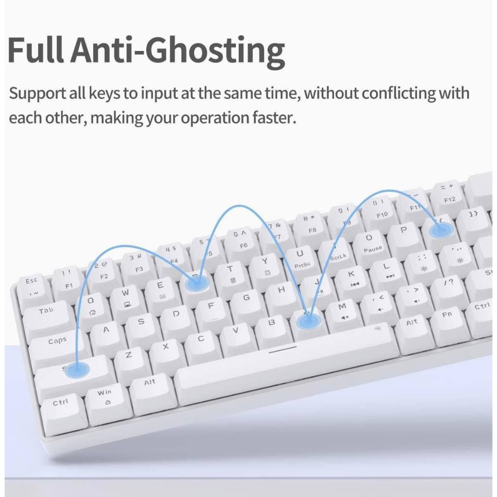 Bàn phím cơ không dây TMKB T68SE by Kemove