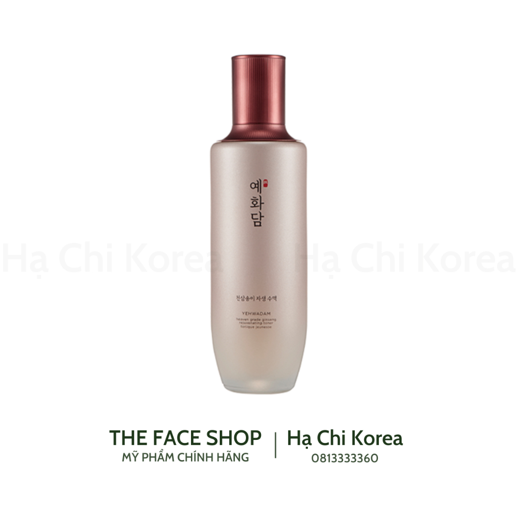 Nước hoa hồng sáng mịn chống lão hóa từ Hồng Sâm Yehwadam Heaven Grade Ginseng Rejuvenating Toner (155ml)
