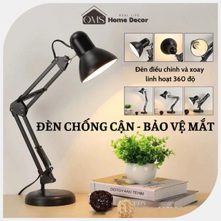 Đèn bàn học chống cận, bóng LED chống mỏi, bảo vệ mắt, Desk Lamp có kẹp bàn chắc chắn, bền bỉ