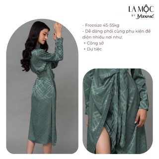 Đầm sơ mi lụa Maxivic - LM92105