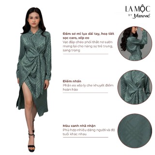 Đầm sơ mi lụa Maxivic - LM92105
