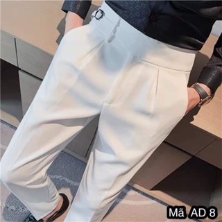 Quần âu nam cạp cao , quần tây nam lưng cao đai lệch , chất vải co giãn , phong cách cá tính mạnh mẽ , mặc là đẹp