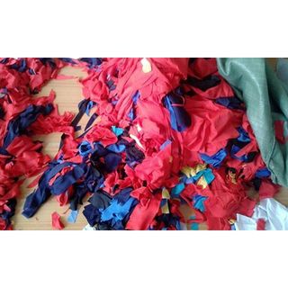 Vải vụn làm đồ handmade ( sử dụng làm thú nhồi bông, bao cát)