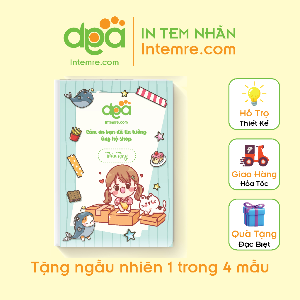 Bìa Sổ Mini Intemre.com Không Bán - Kích Thước 7.1x9.9cm