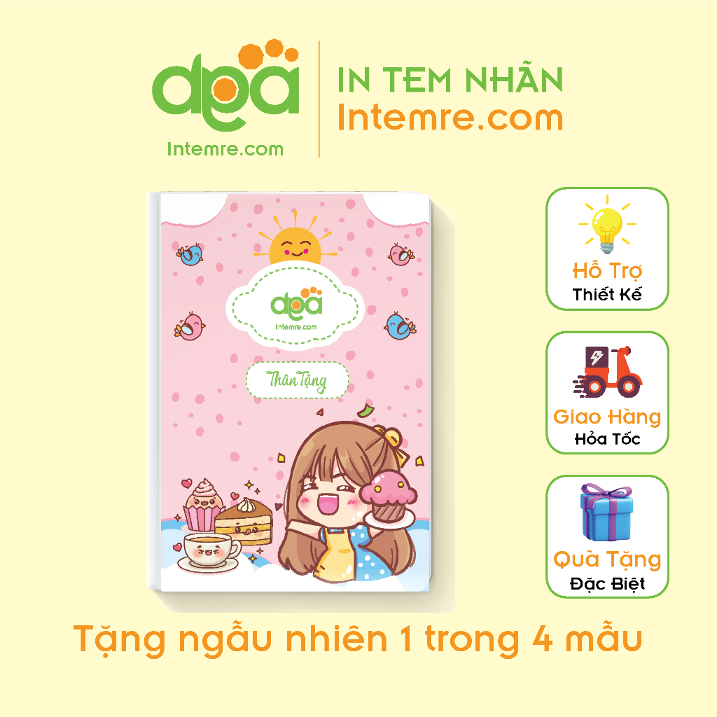 Bìa Sổ Mini Intemre.com Không Bán - Kích Thước 7.1x9.9cm
