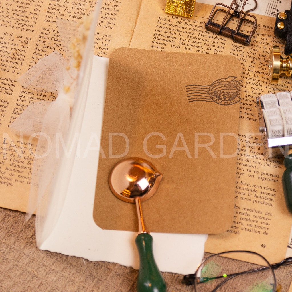 𝐌𝐚̂̃𝐮 𝟕 - Thiệp Gập OUR VOWS Vintage For Wedding - Handmade By NOMAD GARDEN