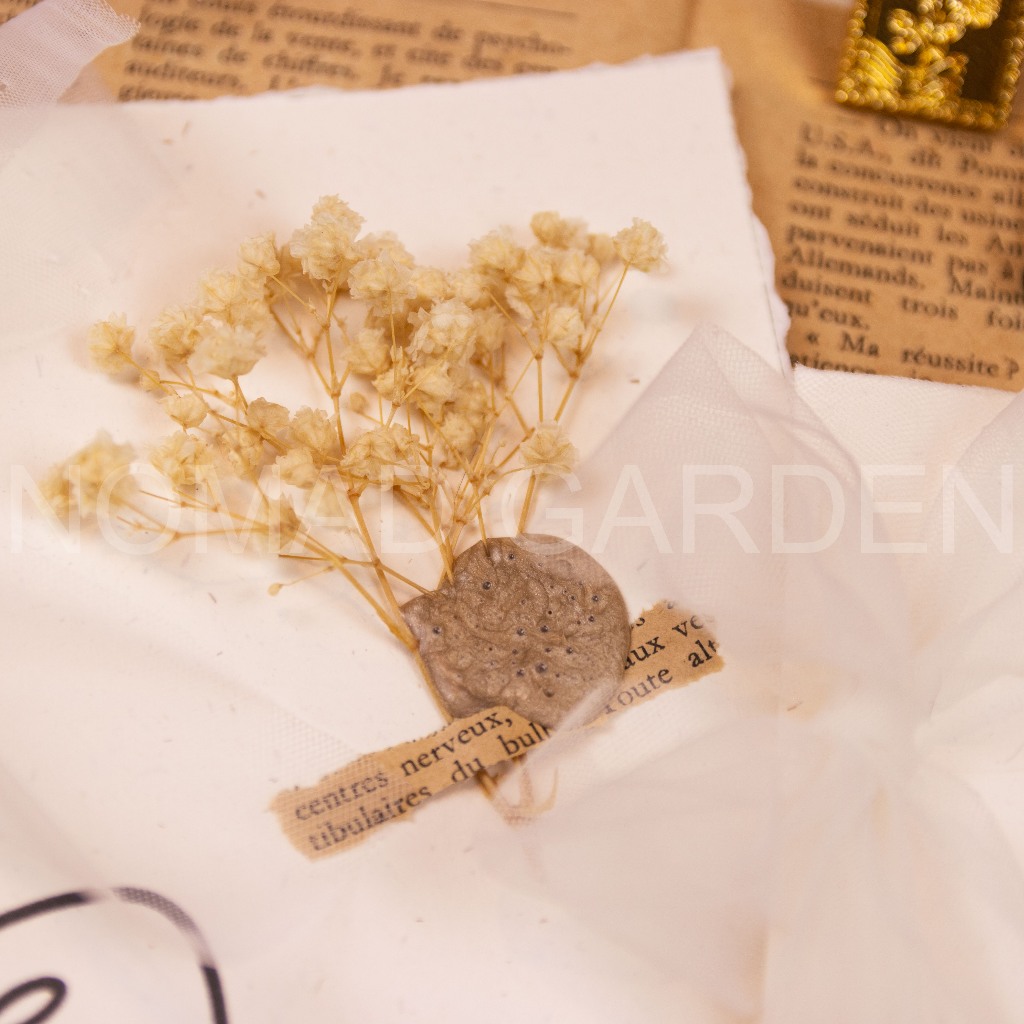 𝐌𝐚̂̃𝐮 𝟕 - Thiệp Gập OUR VOWS Vintage For Wedding - Handmade By NOMAD GARDEN