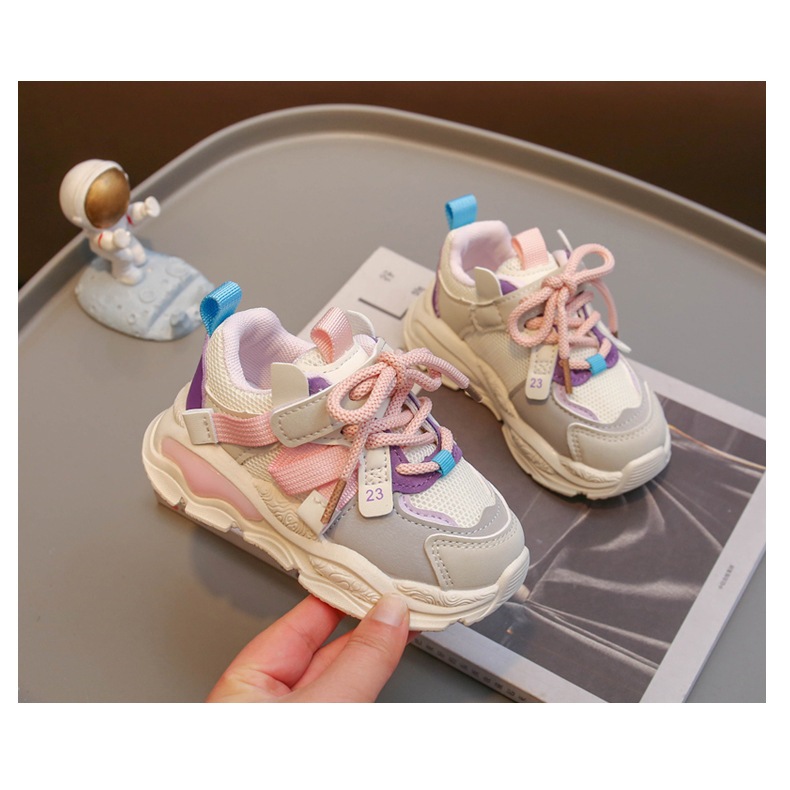 Giày Thể Thao Bé Trai Bé Gái Siêu Nhẹ, Giày Trẻ Em Phong Cách Hàn Quốc TT08