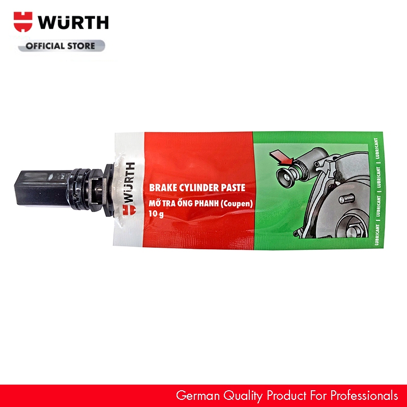 Wurth Mỡ Tra Ống Phanh  Dạng Tuýp Brake Cylinder Paste 10G