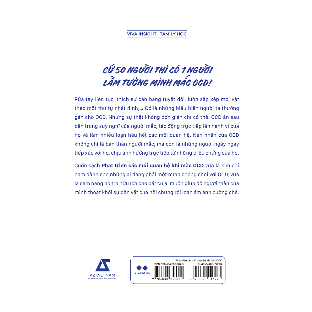 Sách AZ - Phát Triển Các Mối Quan Hệ Khi Mắc OCD