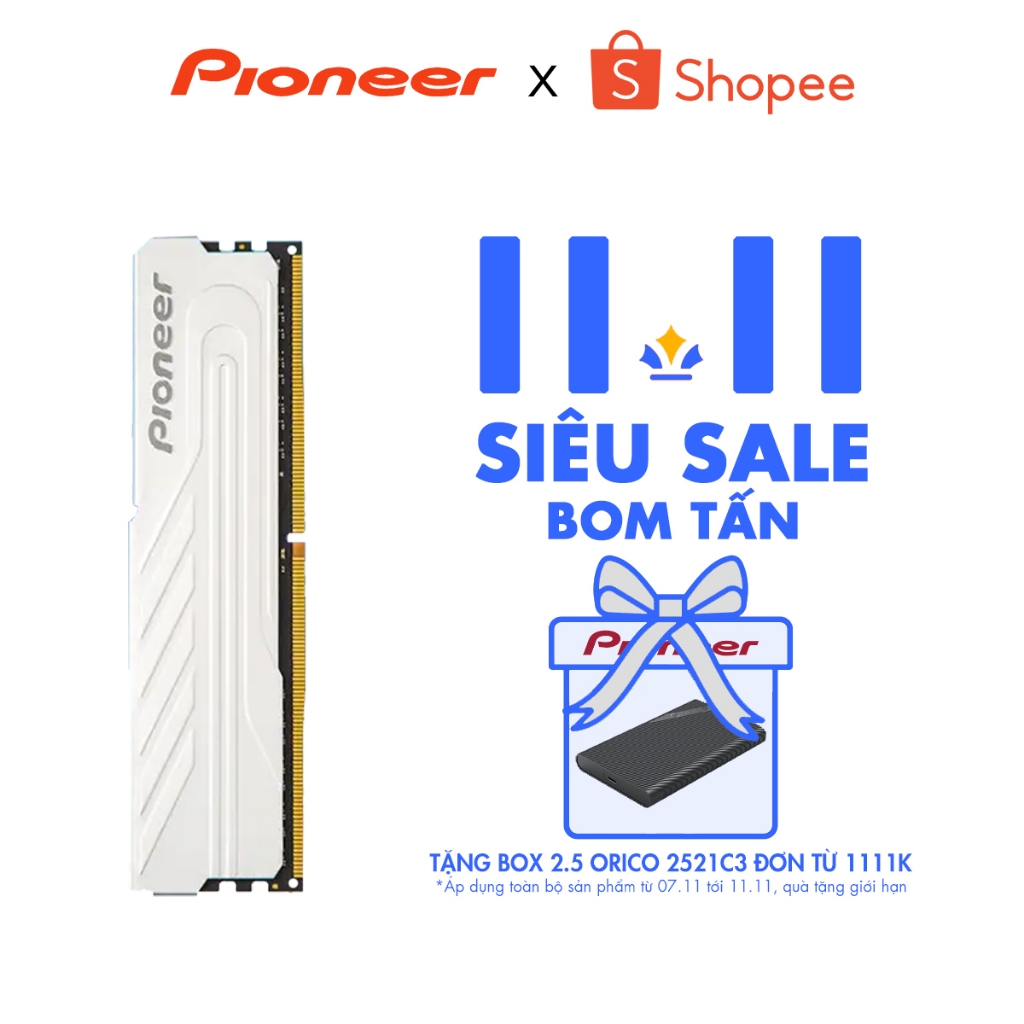 Bộ nhớ RAM Pioneer DDR4 8GB / 16GB - Hàng Chính Hãng