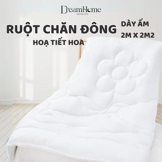 Ruột chăn bông dày ấm mùa đông 2mx2m2 cao cấp ép hơi, có dây buộc 4 góc ruột chăn Dreamhome