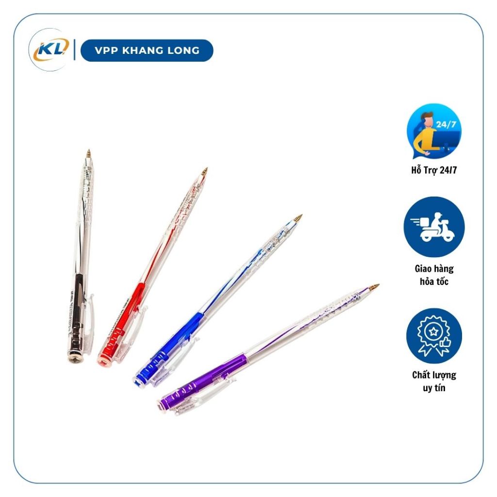 Bút bi Thiên Long TL-027 đầu viết 0.5mm