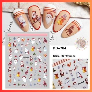 Sticker dán móng noel cập nhật mẫu mới 2023
