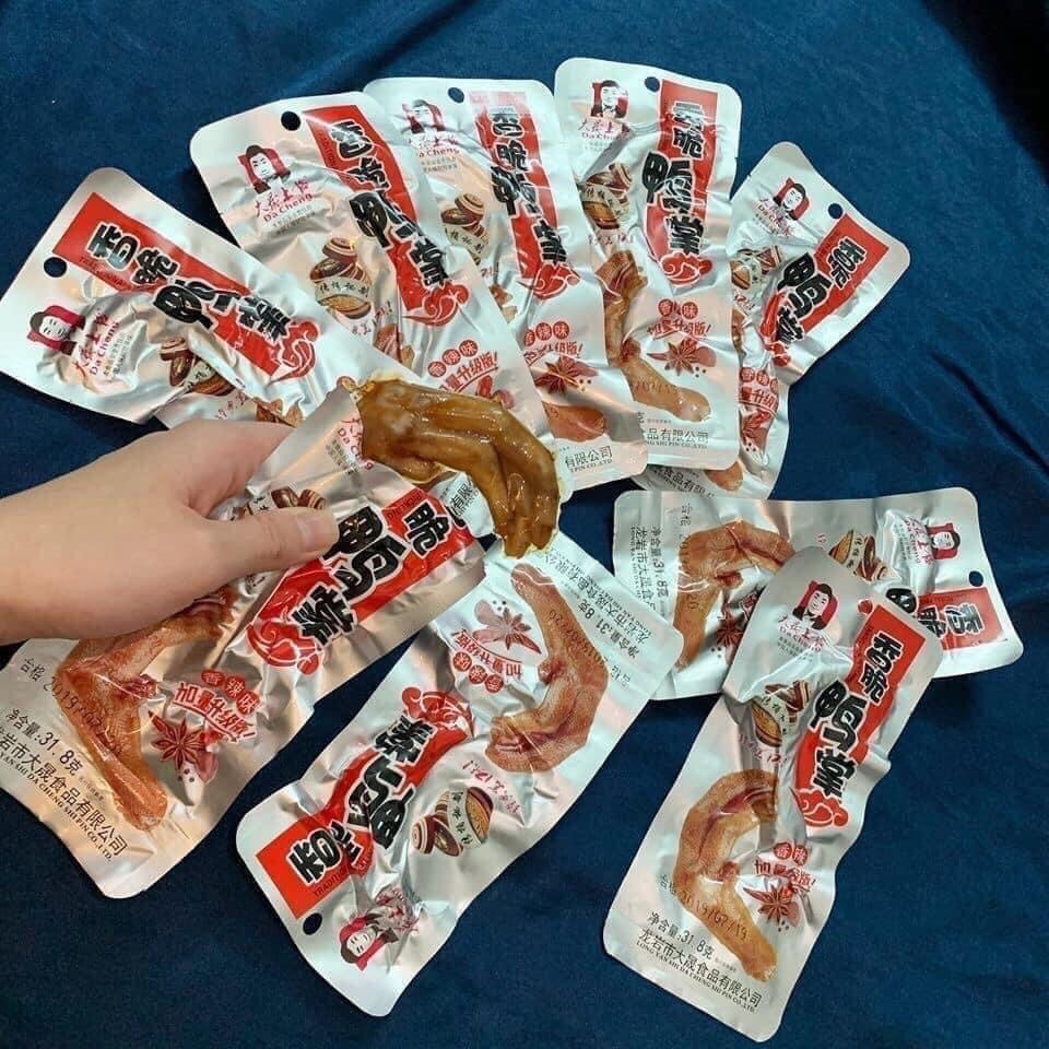 Chân Vịt Tứ Xuyên Cay Dacheng Màu Đỏ - 1 cái 31.8g