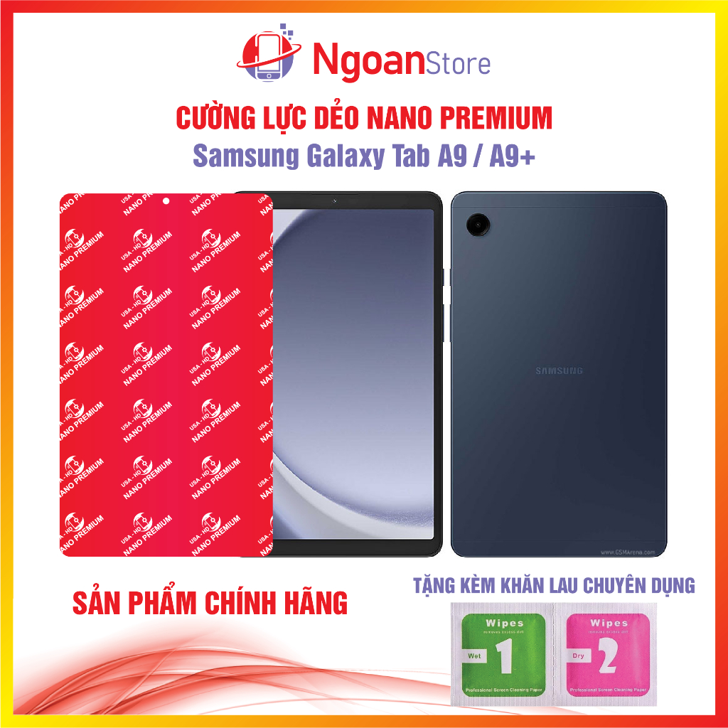 Cường lực dẻo Nano cho Samsung Galaxy Tab A9 A9+ - Ngoan Store